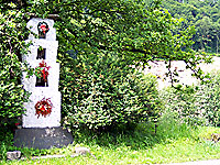 roadside shrine in the village of Krzeczow near Krakow