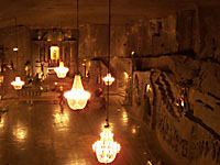 St. Kinga chapel in the Wieliczka salt mine