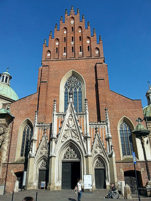Holy Trinity Church in Krakow, Poland