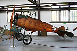 Polish Aviation Museum in Krakow German airplane of 1918 in Krakow's Polish Aviation Museum