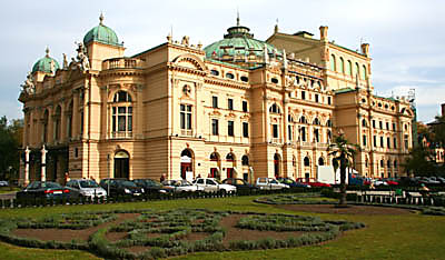 Building of the Juliusz Slowacki Theater in Krakow Slowacki Theater in Krakow