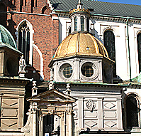 Sigismund chapel of the Wawel Cathedral in Krakow gold-plated dome of Krakow's Sigismund chapel